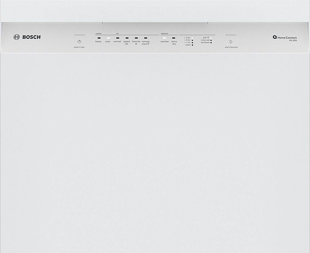 BOSCH resel a s4z cycles heavy - auts normal speed favorite remote d0 D start D sptions sanituze estra dry 2h 2M I IN clean win minse a sen D start/resume Home Connect 48 AD