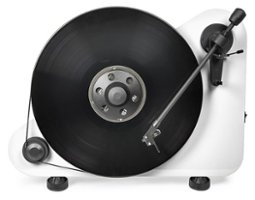Pro-Ject - VT - E - BT R - Vertical Turntable - Gloss White - Front_Zoom