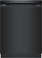 Bosch - 100 Series 24" Front Control Smart Built-In Stainless Steel Tub Dishwasher with PrecisionWash, 48 dBA - Black