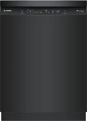 The text on the image reads: "H BOSCH o - - haary - - - neusure remung N0 d MArt C ..... dry - - - D stant_hesuma Homa Connect a A." This text is a combination of random words and phrases that do not make sense. There is no clear meaning or context to the text, and it does not provide any information about the image of the black appliance.