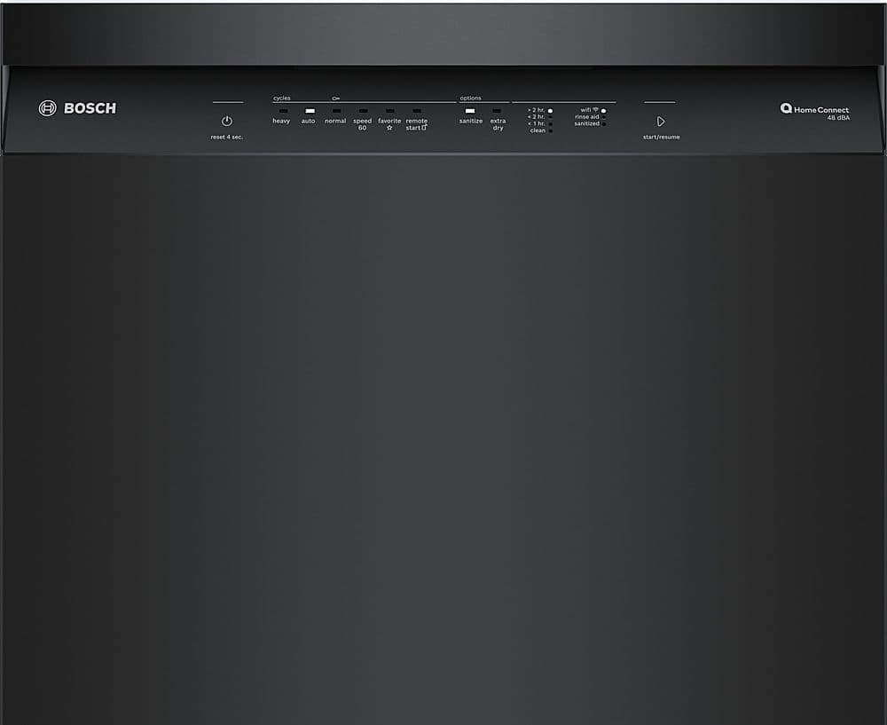 BOSCH washer and dryer combo with heavy duty auto cycle, normal speed, favorite remote, 60-cycle heavy duty auto cycle, extra dry, and rinse and spin.