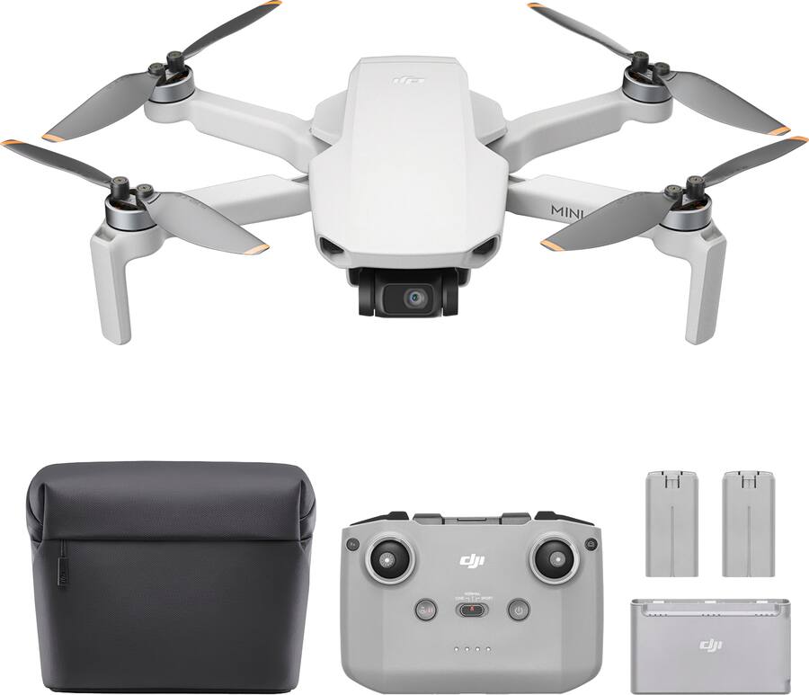 DJI Mini 4K Fly More Combo Drone with Remote Control Gray CP DJI Mini 4K Fly More Combo Drone with Remote Control Gray CP