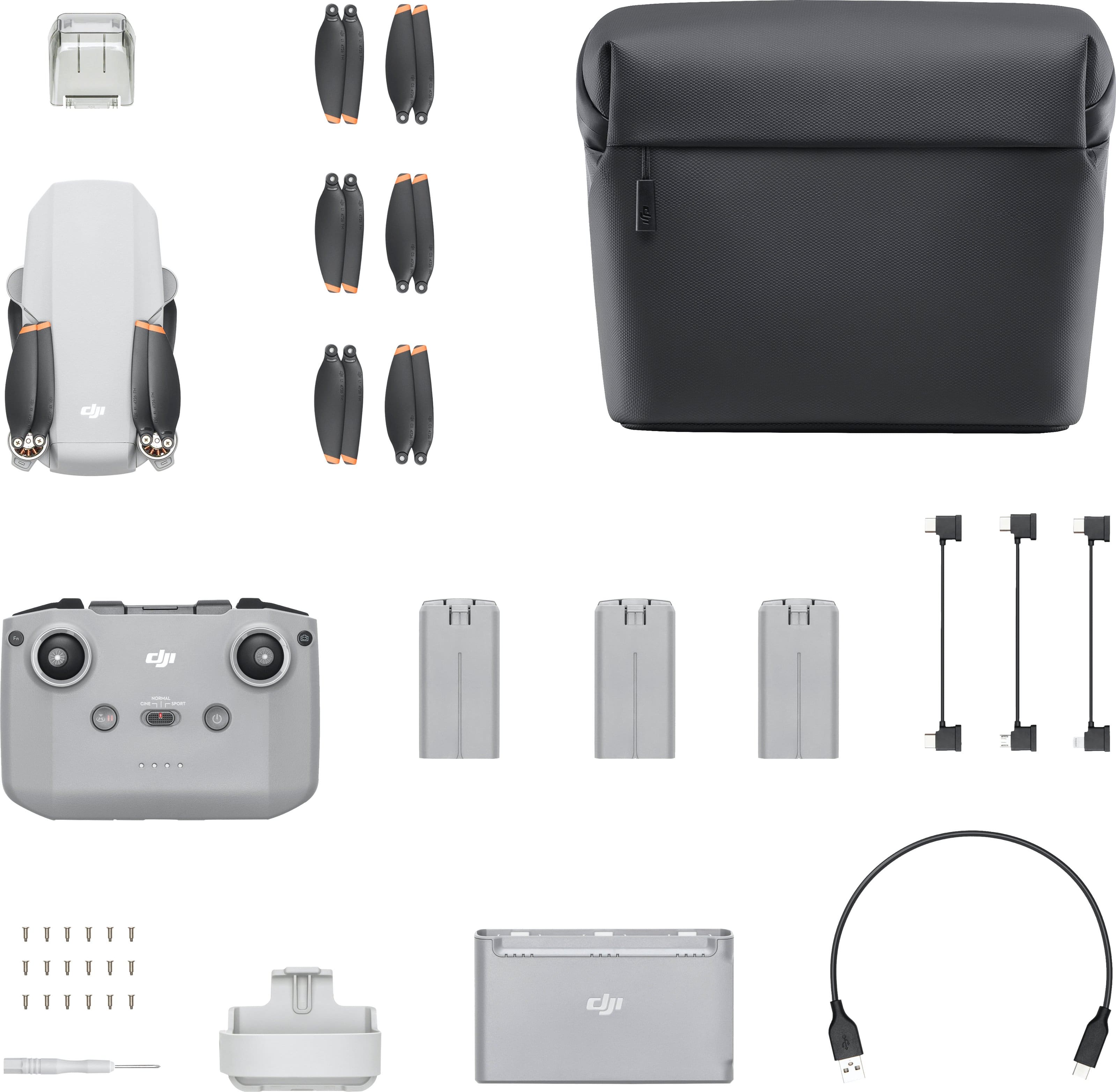 Alt View 14. DJI - Mini 4K Fly More Combo Drone with Remote Control - Gray.