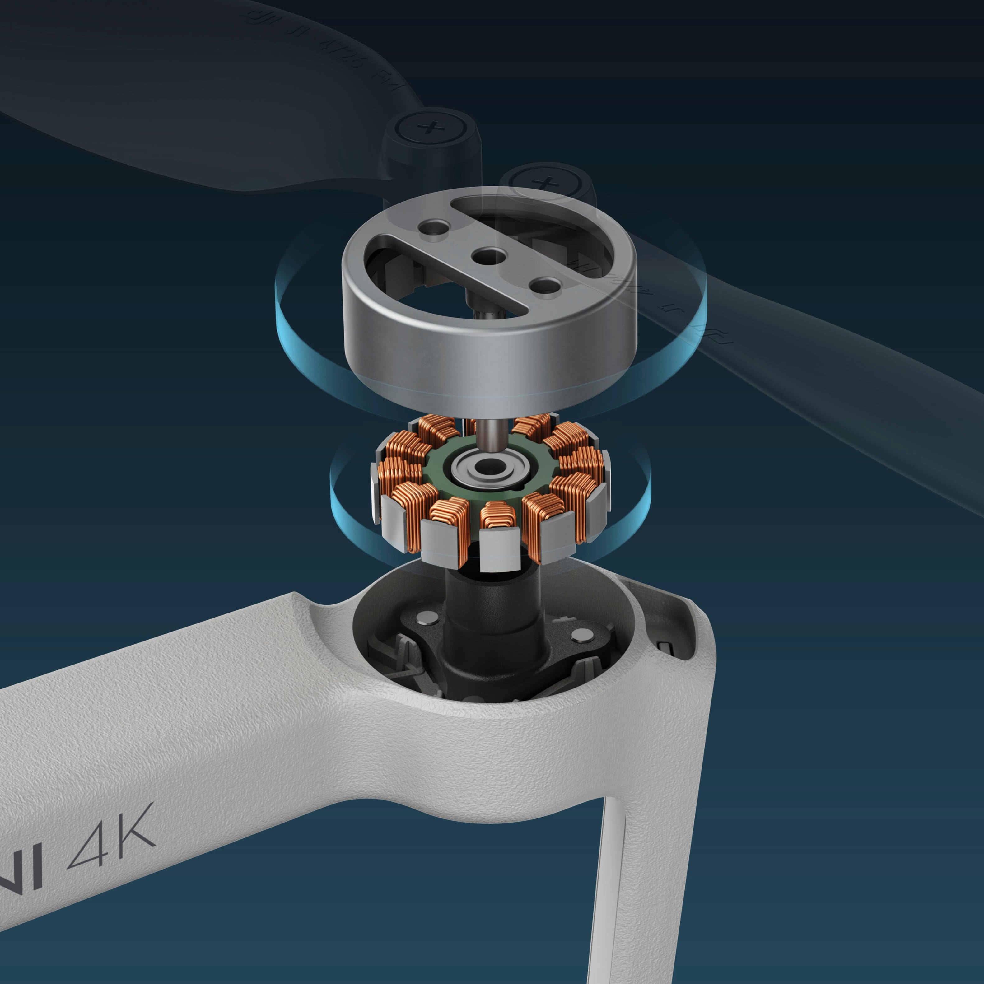 Alt View 18. DJI - Mini 4K Fly More Combo Drone with Remote Control - Gray.