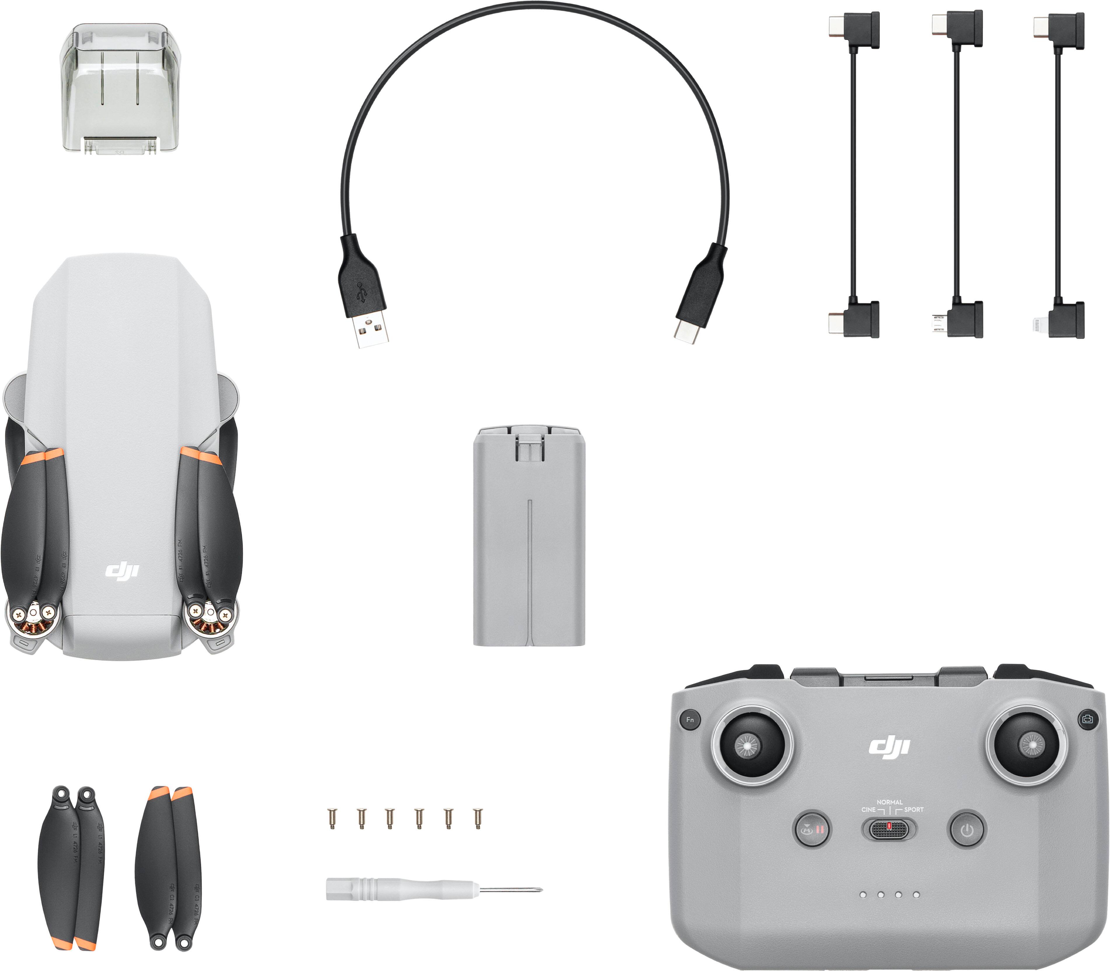Alt View 14. DJI - Mini 4K Drone with Remote Control - Gray.