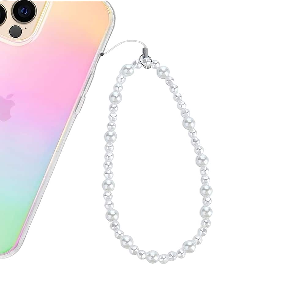 VELVET CAVIAR - Phone Charm - White Pearl - Angle_Zoom