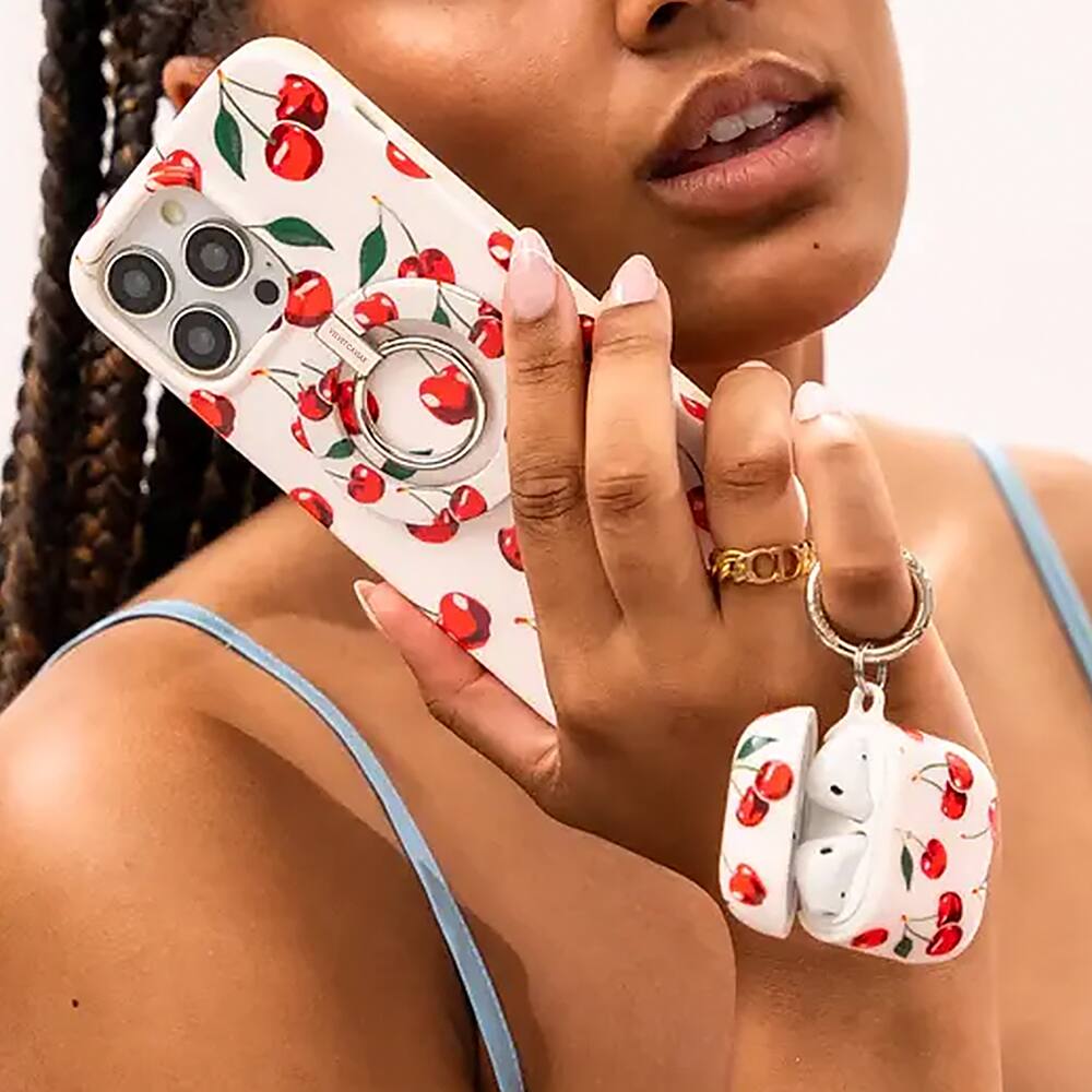 Alt View 13. Velvet Caviar - MagSafe iPhone 15 Pro Max Case - Cherry.