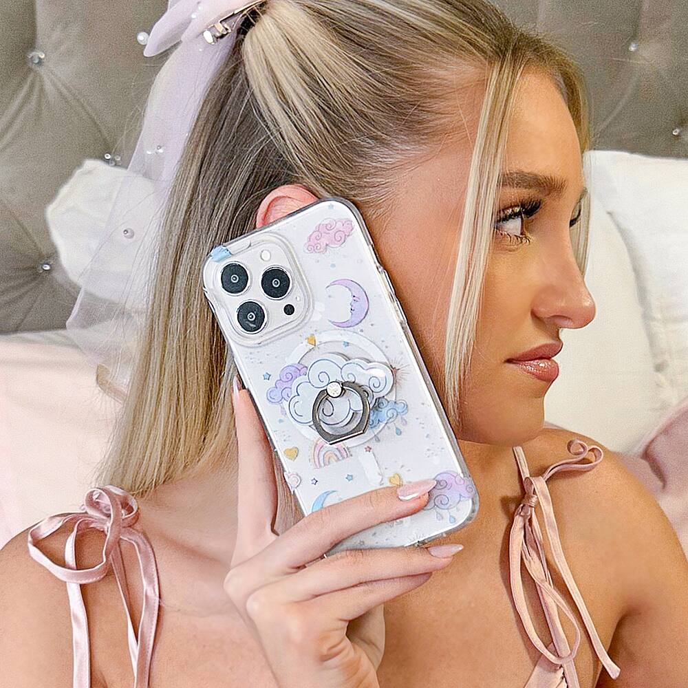 Alt View 12. Velvet Caviar - MagSafe iPhone 15 Pro Max Case - Sweet Dreams Frosted.