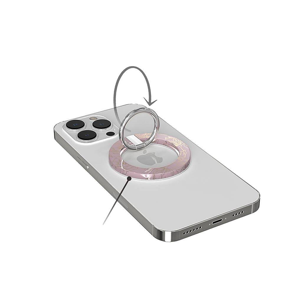 Alt View 13. Velvet Caviar - MagSafe Grip Ring for Most Cell Phones - Dusty Floral.