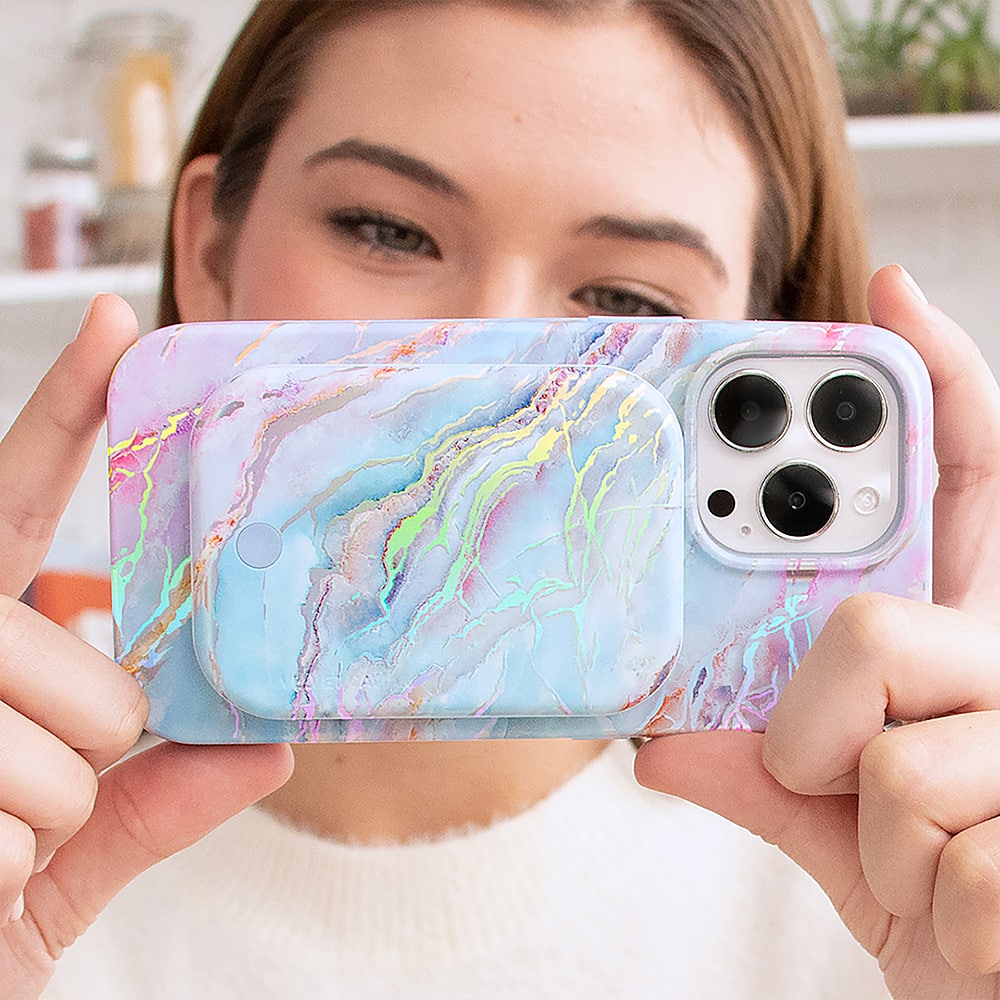 Alt View 12. Velvet Caviar - MagSafe Battery Power Pack - Holo Moonstone.