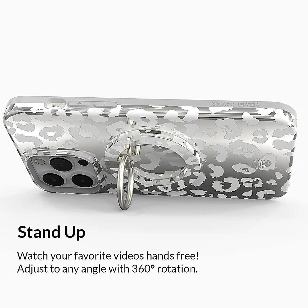Stand Up Watch your favorite videos hands free! Adjust to any angle with 360 rotation.
