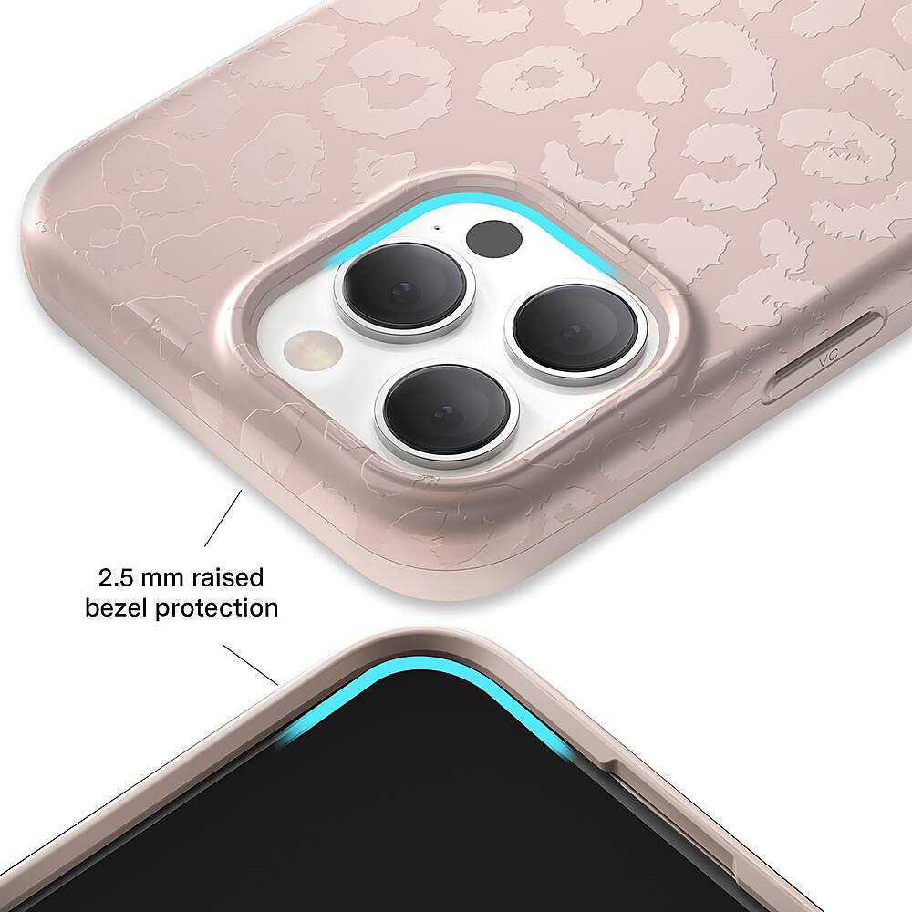 Alt View 2. Velvet Caviar - MagSafe iPhone 15 Pro Max Case - Nude Leopard.
