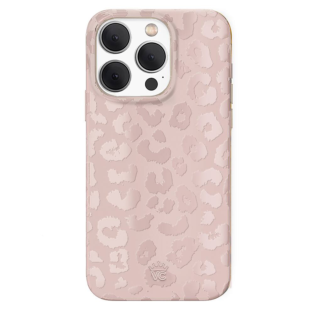 Front. Velvet Caviar - MagSafe iPhone 15 Pro Case - Nude Leopard.