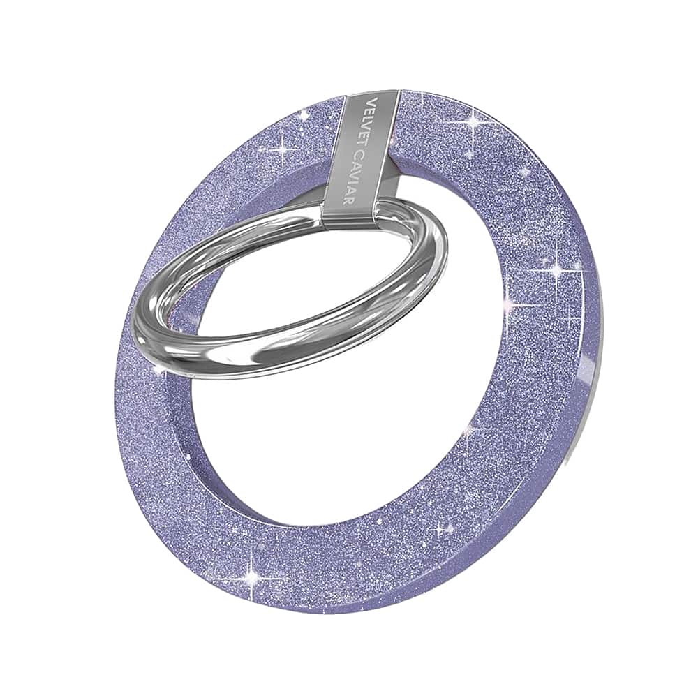 VELVET CAVIAR - MagSafe Grip Ring for Most Cell Phones - Lilac Stardust - Front_Zoom