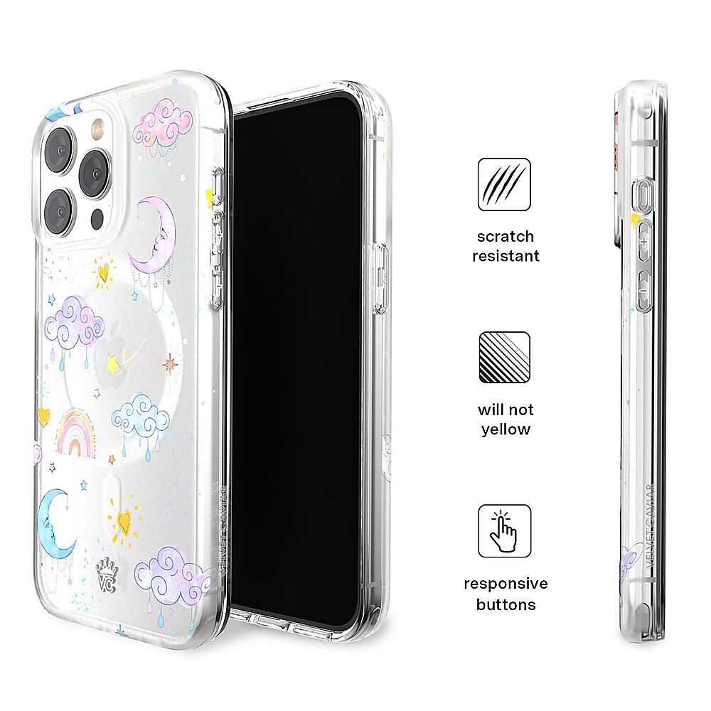 Alt View 11. Velvet Caviar - MagSafe iPhone 15 Pro Case - Sweet Dreams Frosted.