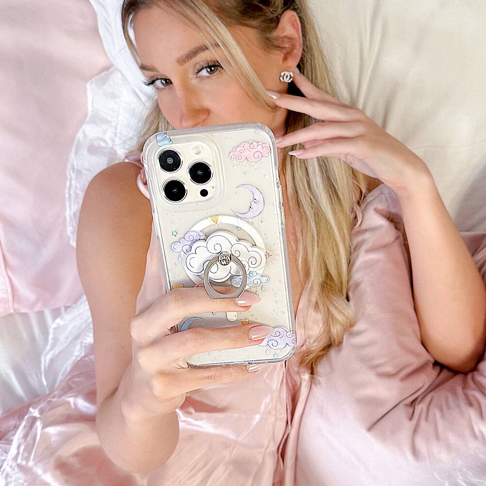 Alt View 14. Velvet Caviar - MagSafe iPhone 15 Pro Case - Sweet Dreams Frosted.