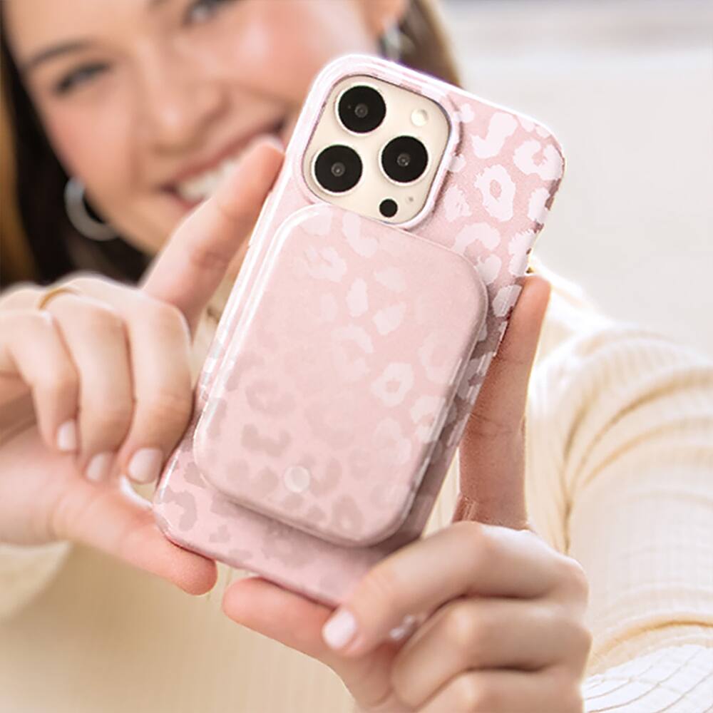 Alt View 11. Velvet Caviar - MagSafe Battery Power Pack - Nude Leopard.