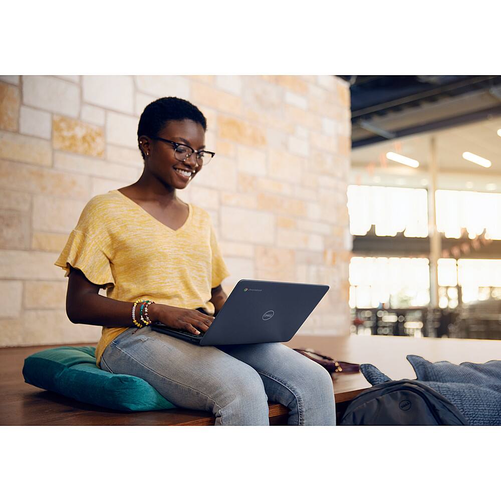 Alt View 40. Dell - Chromebook 11 3000 11.6" Touch Screen Laptop - Intel Celeron with 4GB Memory - 64 GB eMMC - Gray.