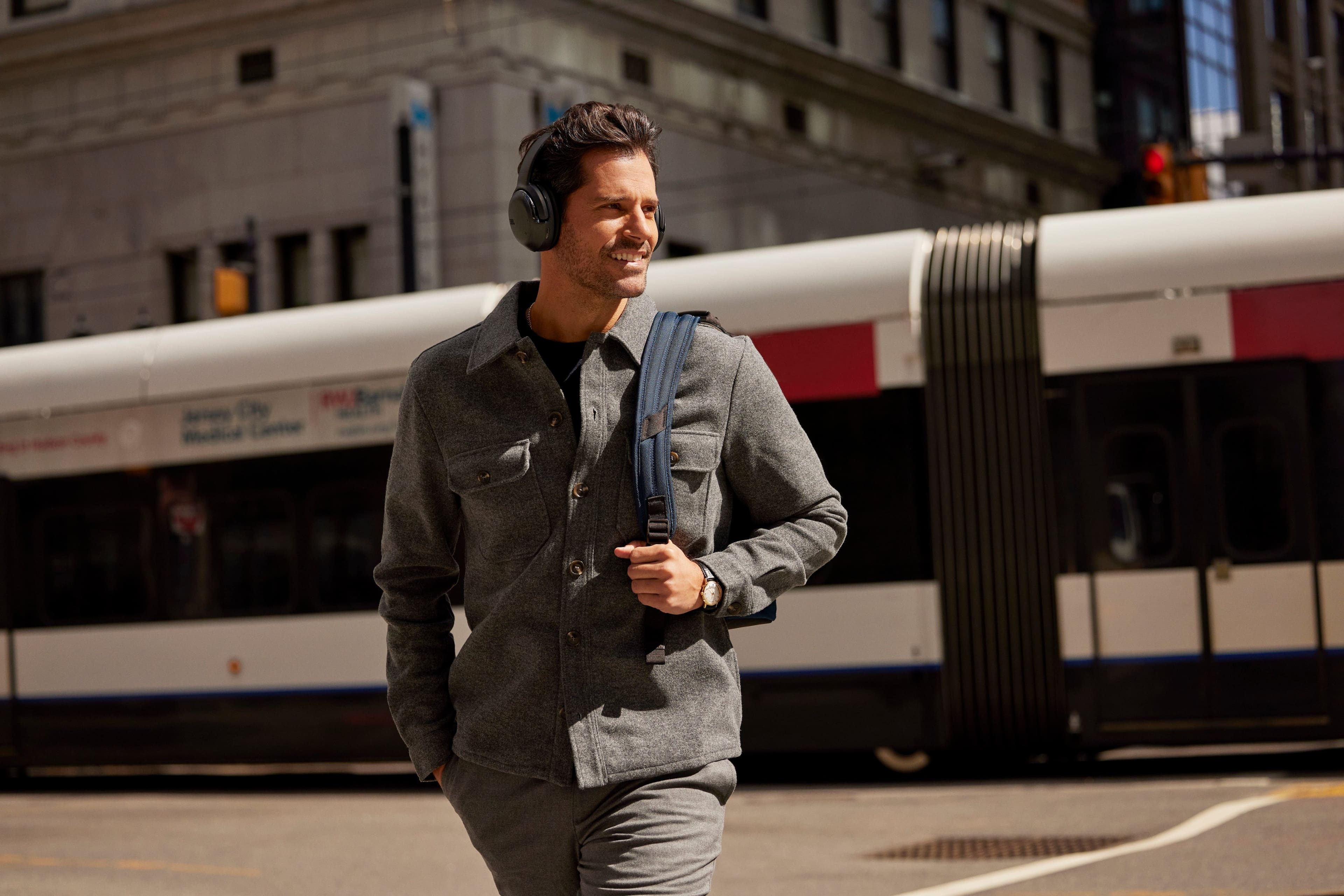 Alt View 27. JBL - Tour One M2 True Adaptive Noise Cancelling Headphones - Black.