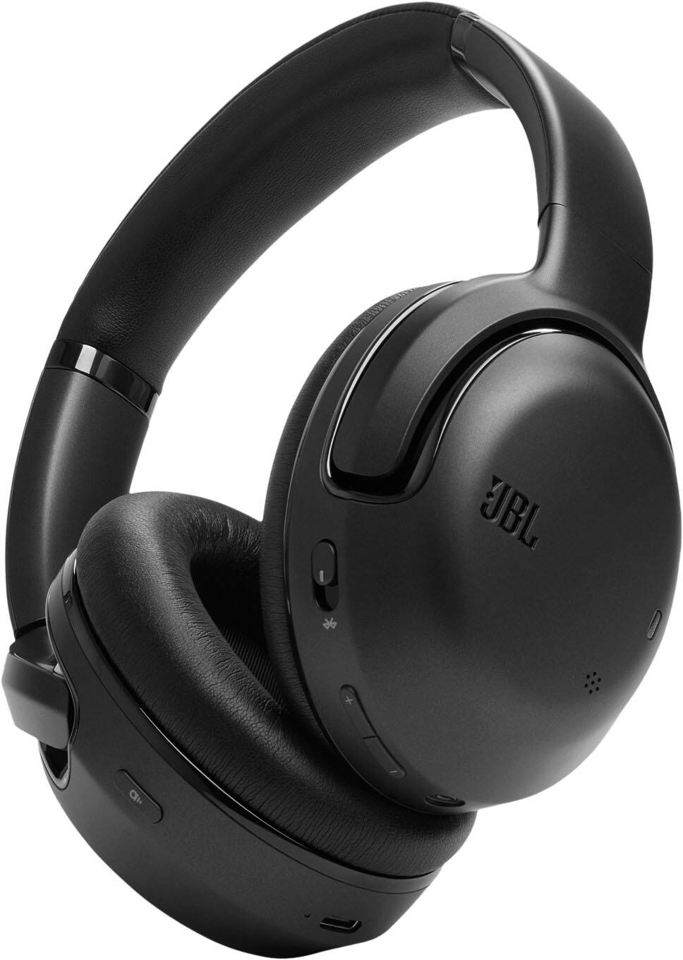 Left. JBL - Tour One M2 True Adaptive Noise Cancelling Headphones - Black.