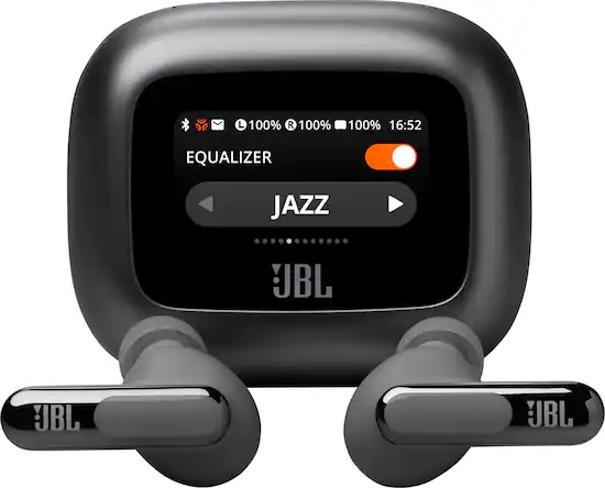 JBL Live Beam 3 True Wireless Noise Cancelling Earbuds Black JBLLIVEBEAM3BLKAM Best Buy