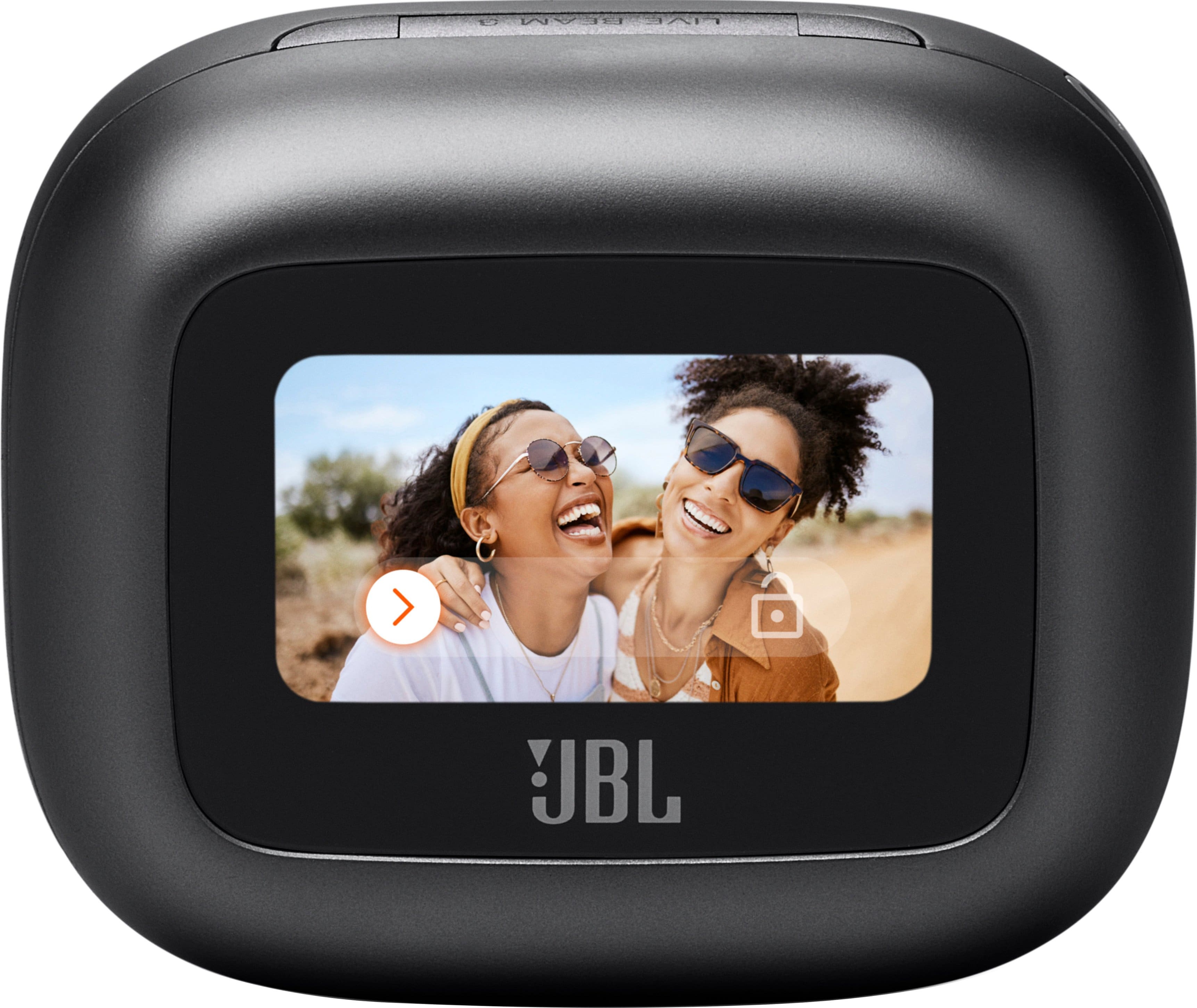 Alt View 12. JBL - Live Beam 3 True Wireless Noise Cancelling Earbuds - Black.