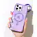 Alt View 13. Velvet Caviar - MagSafe iPhone 15 Pro Case - Lilac Stardust Glitter.