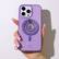 Alt View 16. Velvet Caviar - MagSafe iPhone 15 Pro Case - Lilac Stardust Glitter.
