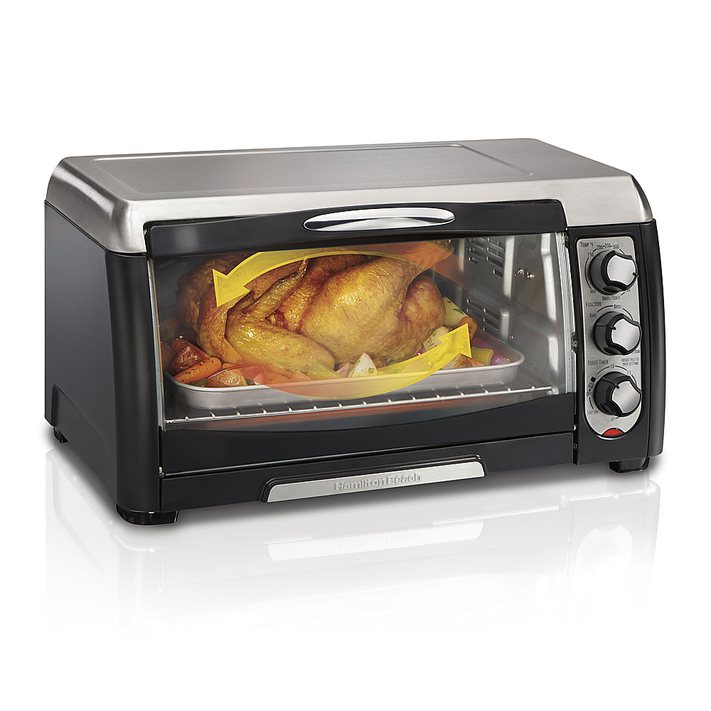 Hamilton Beach Countertop Convection Oven Black/Brushed Stainless Steel  31105D - Best Buy