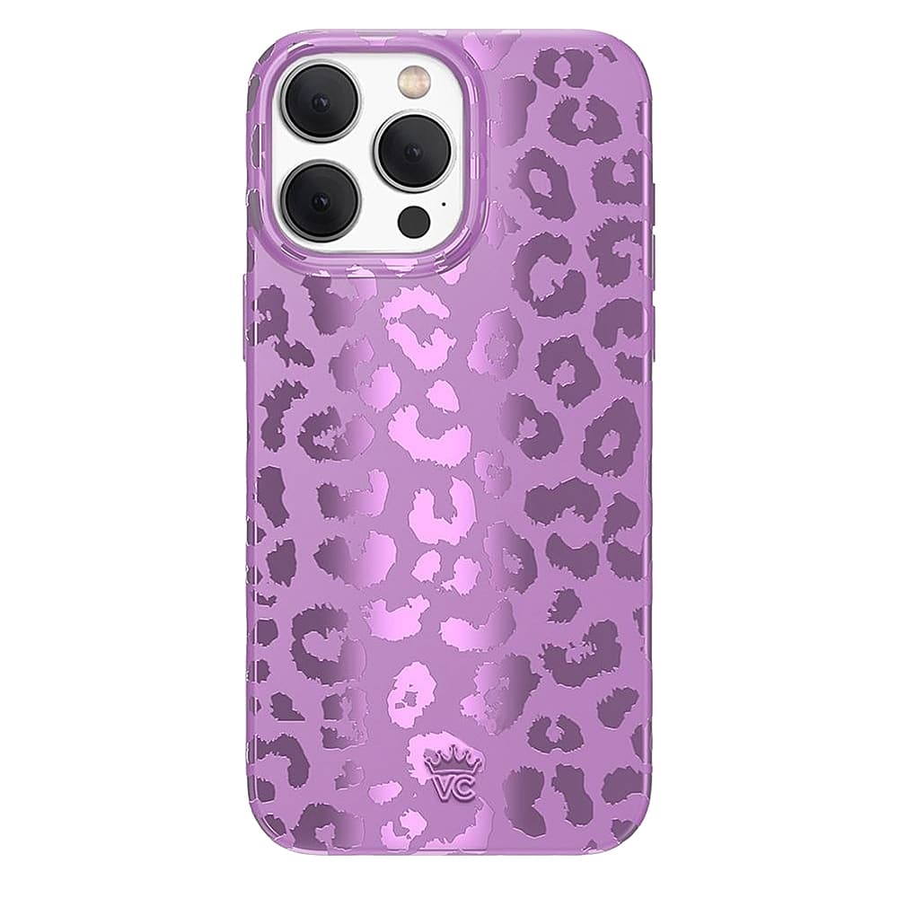 VELVET CAVIAR - MagSafe iPhone 15 Pro Case - Amethyst Leopard - Front_Zoom