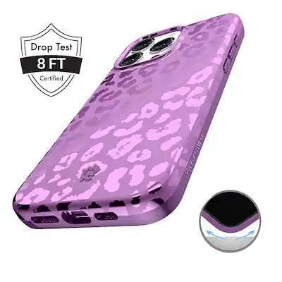 VELVET CAVIAR - MagSafe iPhone 15 Pro Case - Amethyst Leopard VELVET CAVIAR - MagSafe iPhone 15 Pro Case - Amethyst Leopard
