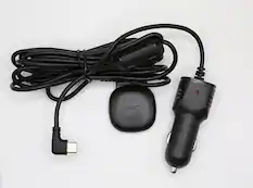 Front. Rexing - GPS Charger Type-C Port for R4 & V1P Flex X4 - Black.