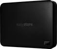 Front. WD - Easystore 6TB External USB 3.2 Gen 1 Portable Hard Drive - Black.