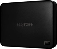 WD - Easystore 6TB External USB 3.0 Portable Hard Drive - Black - Front_Zoom
