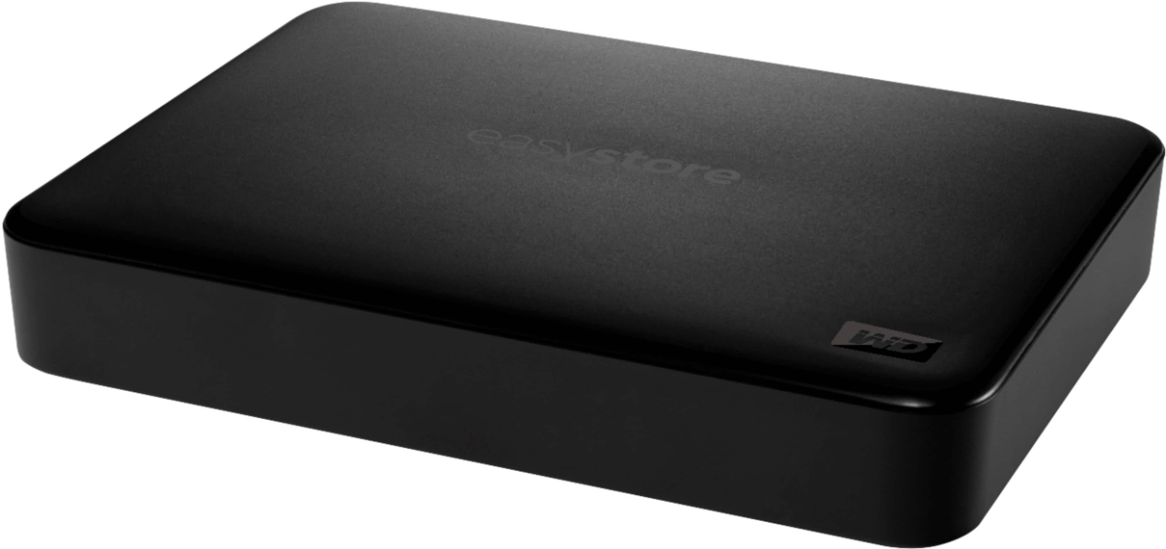 Alt View 12. WD - Easystore 6TB External USB 3.2 Gen 1 Portable Hard Drive - Black.