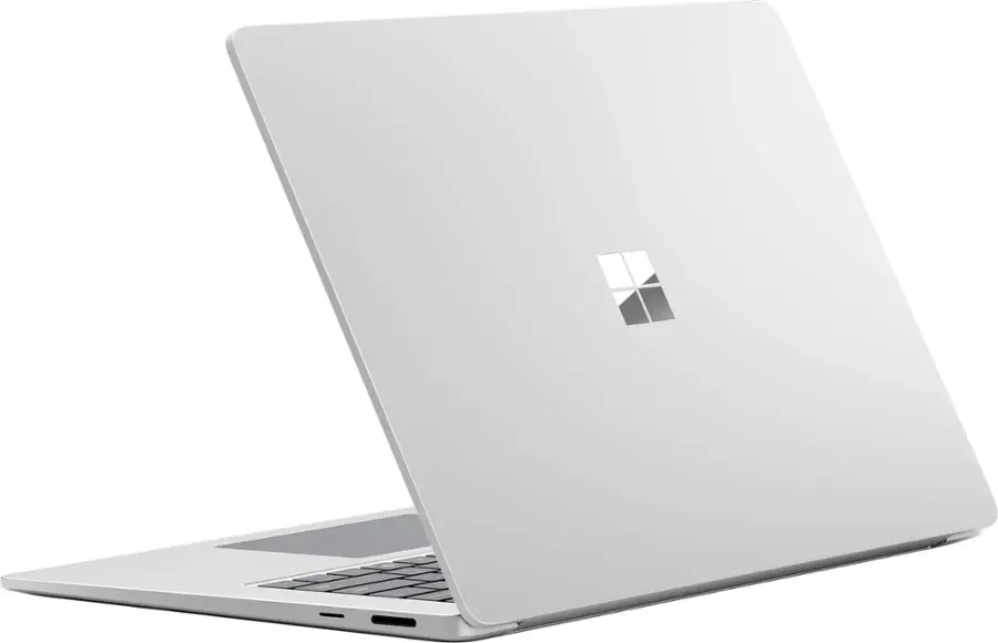 Alt View 24. Microsoft - Surface Laptop - Copilot+ PC - 15" Touch-Screen - Snapdragon X Elite - 16GB Memory - 256GB SSD (7th Edition) - Platinum.