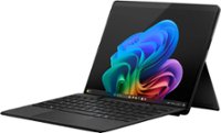 Microsoft - Surface Pro - Copilot+ PC - 13” OLED - Snapdragon X Elite - 16GB Memory - 1TB SSD - Device Only (11th Edition) - Black - Front_Zoom