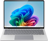 Microsoft - Surface Laptop - Copilot+ PC - 13.8" Touch-Screen - Snapdragon X Elite - 16GB Memory - 1TB SSD (7th Edition) - Platinum - Front_Zoom