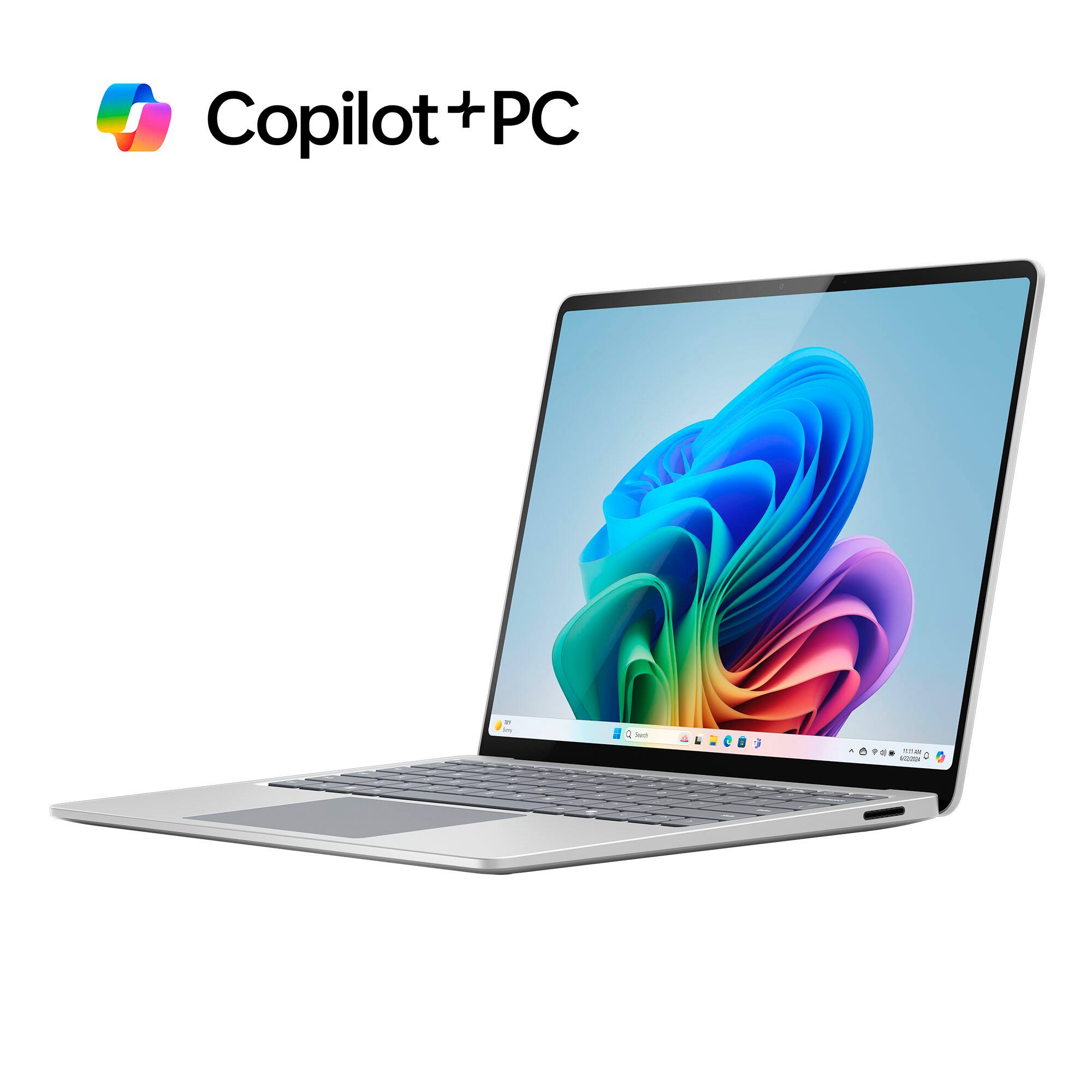 Alt View 11. Microsoft - Surface Laptop - Copilot+ PC - 13.8" Touch-Screen - Snapdragon X Elite - 16GB Memory - 512GB SSD (7th Edition) - Platinum.