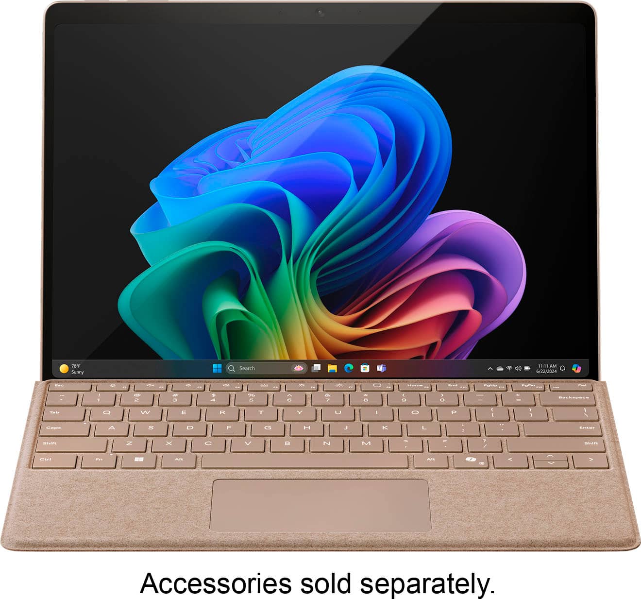 Accessories sold separately.