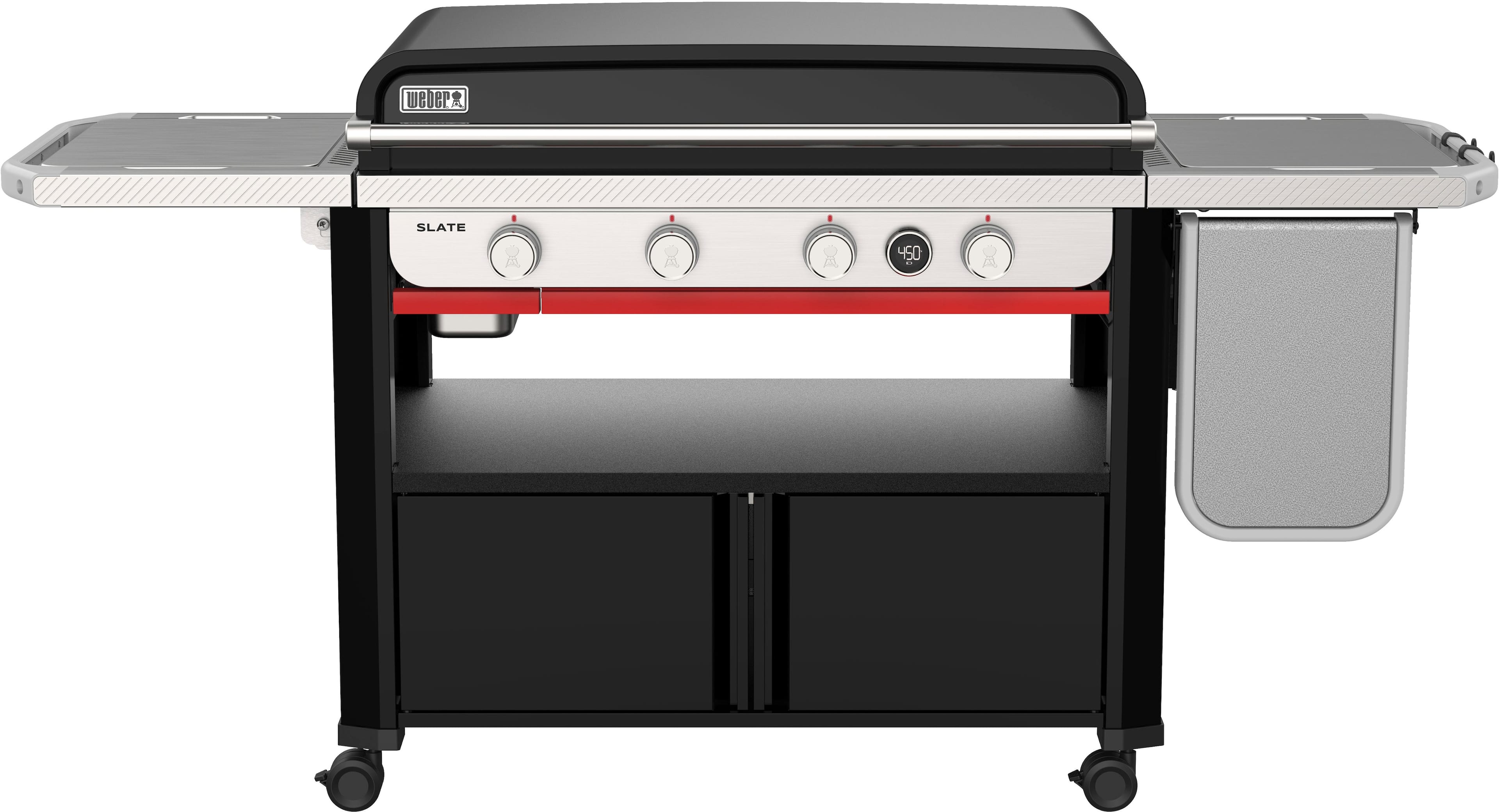 Weber - Slate 36" Rust-Resistant Griddle - Black - Angle_Zoom