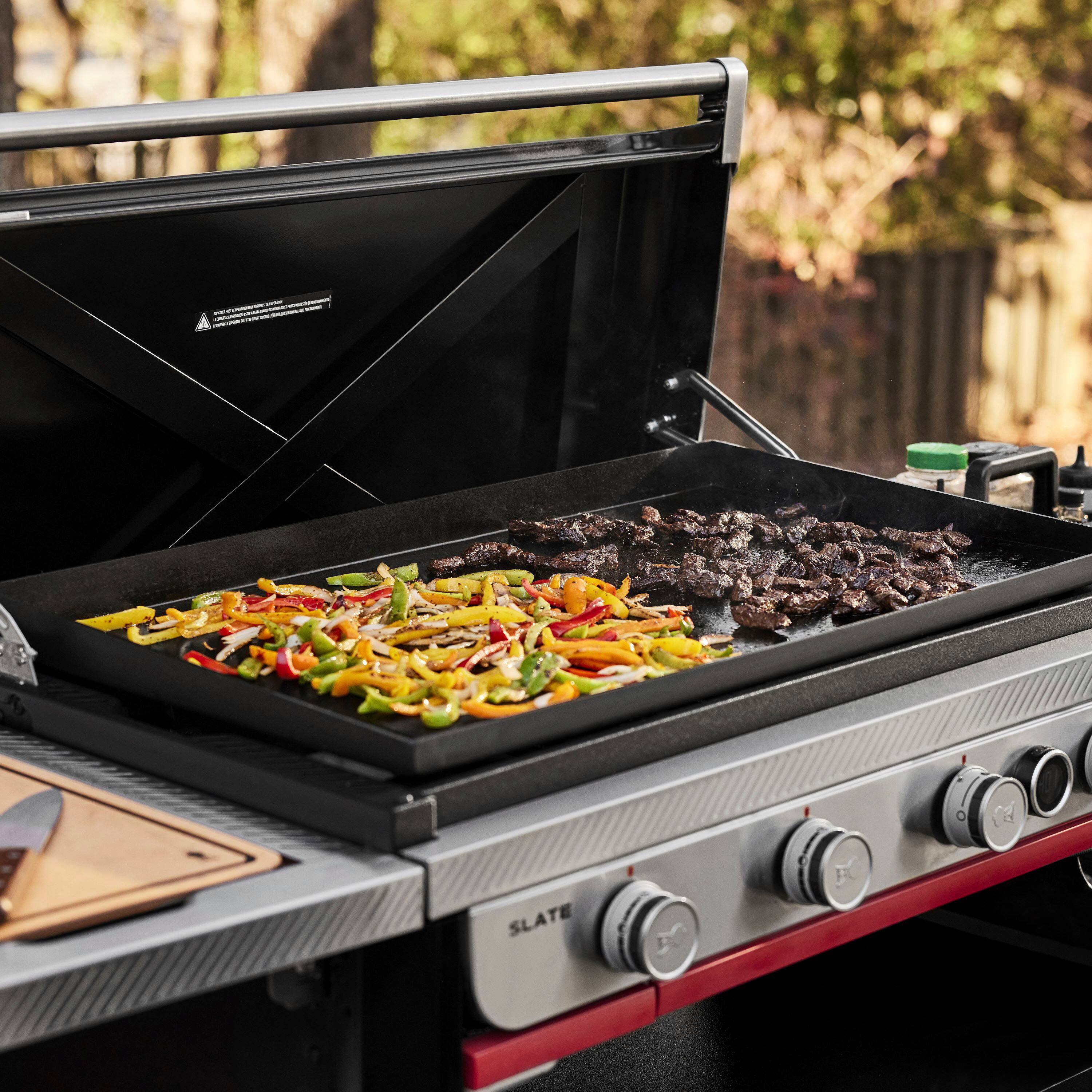 Amazon Weber Spirit Griddle Top Weber OEM Porcelain Cast Iron