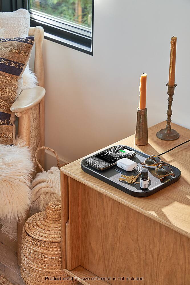 Product used for size reference is not included.