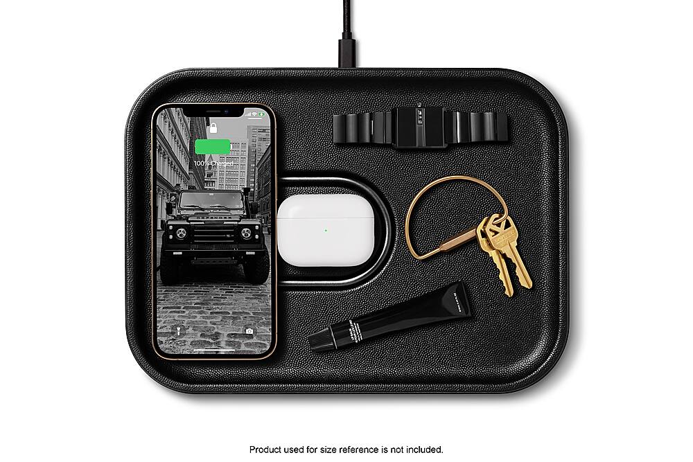 Product used for size reference is not included.