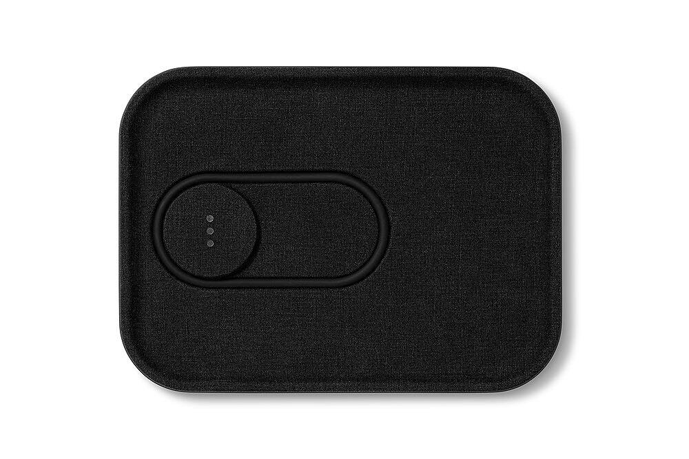 Alt View 13. Courant - Courant MAG:3 Linen 2-in-1 Magnetic Charging Tray - Charcoal.