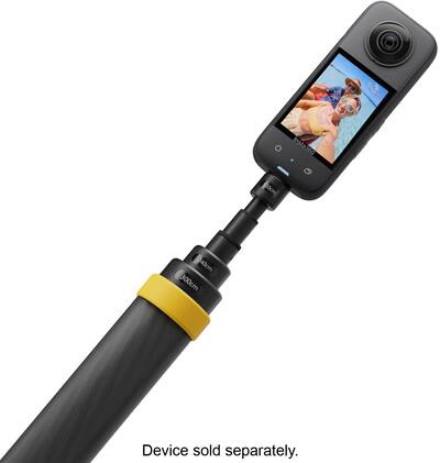 Insta360 Extended Edition Selfie Stick Black DINEESS/B - Best Buy Insta360 Extended Edition Selfie Stick Black DINEESS/B - Best Buy