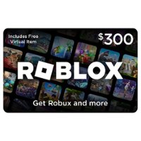 Roblox - $300 Digital Gift Card [Includes Exclusive Virtual Item] [Digital] - Front_Zoom