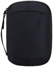 Front. Thule - Terra PowerShuttle - Medium travel case for cords, cables, charger, power banks, AirPods, earbuds, headphones and more - Black.