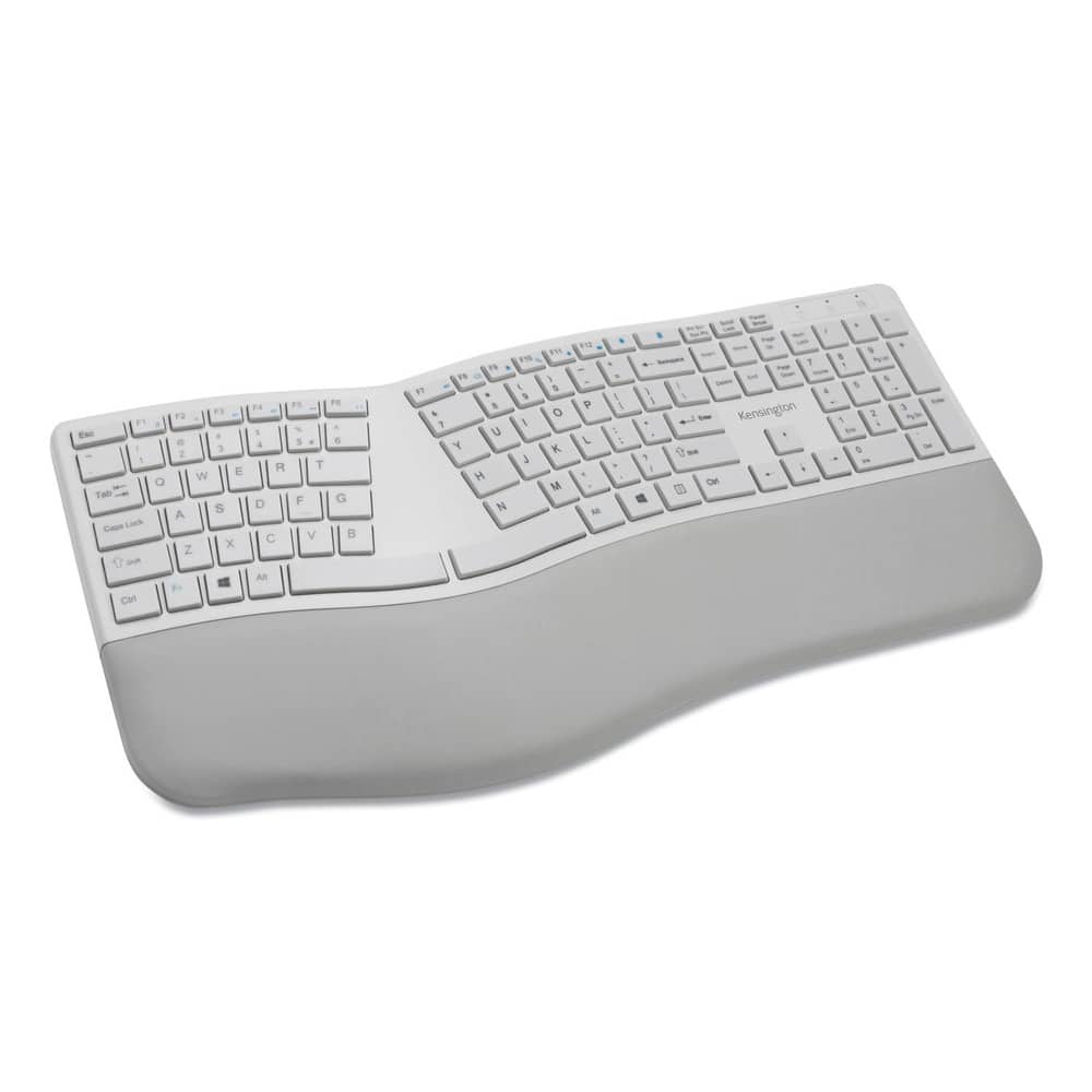 Kensington - K75402US Pro Fit Ergo 18.98 in. x 9.92 in. x 1.5 in. Wireless Keyboard - Gray