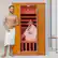 Alt View 7. Essen Blissed - 2 Person Low EMF FAR Infrared Hemlock Wood Saunas for Home,9 Chromo Therapy Lights, Bluetooth Speakers for Home Gym Spa - Natural.